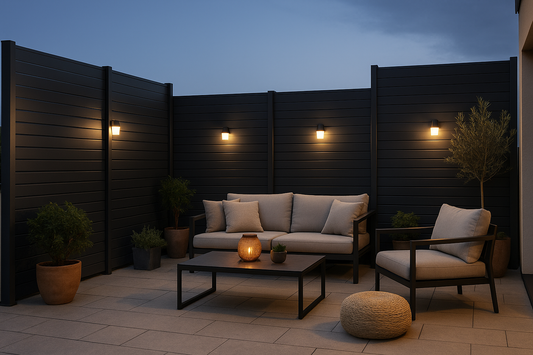 Lifestyle Terrasse mit Sichtschutz
